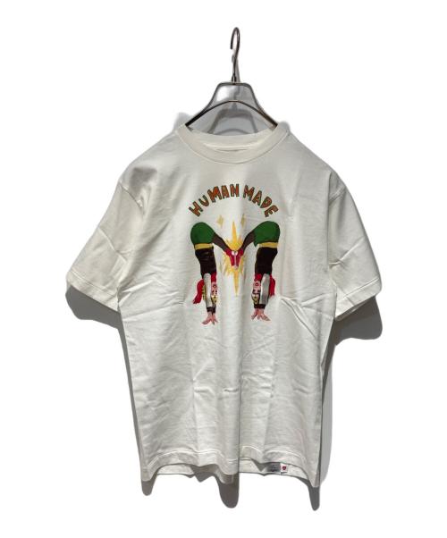 HUMAN MADE（ヒューマンメイド）HUMAN MADE (ヒューマンメイド) KEIKO SOOTOME SIDE A TEE ホワイト サイズ:M 未使用品の古着・服飾アイテム