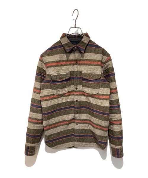 RRL（ダブルアールエル）RRL (ダブルアールエル) ストライプドダブルクロスワークシャツ マルチカラー サイズ:XSの古着・服飾アイテム