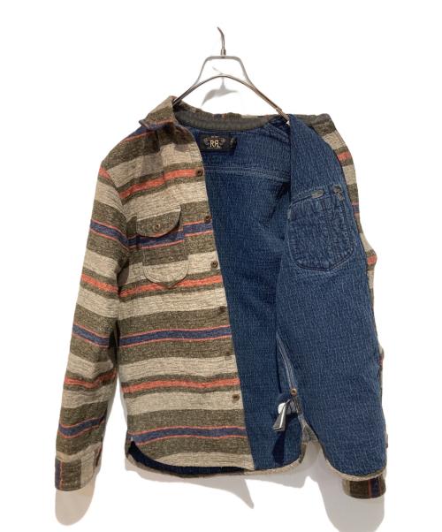 RRL（ダブルアールエル）RRL (ダブルアールエル) ストライプドダブルクロスワークシャツ マルチカラー サイズ:XSの古着・服飾アイテム