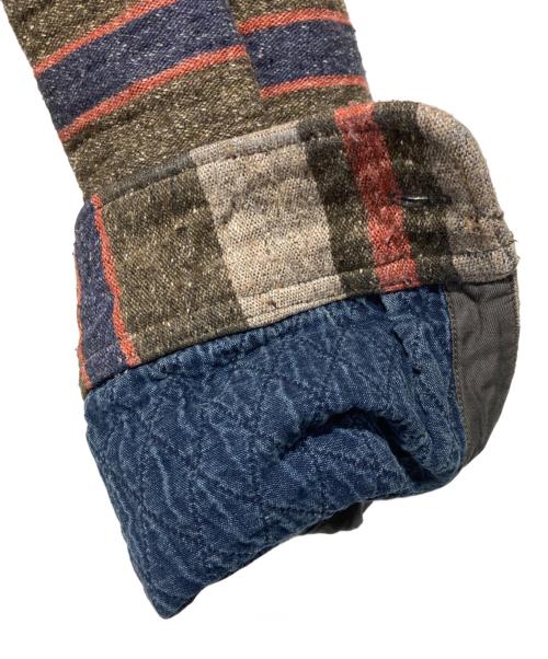 RRL（ダブルアールエル）RRL (ダブルアールエル) ストライプドダブルクロスワークシャツ マルチカラー サイズ:XSの古着・服飾アイテム