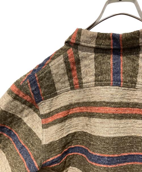 RRL（ダブルアールエル）RRL (ダブルアールエル) ストライプドダブルクロスワークシャツ マルチカラー サイズ:XSの古着・服飾アイテム