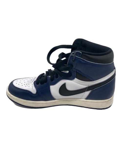 NIKE（ナイキ）NIKE (ナイキ) Air Jordan 1 Retro High OG ネイビー サイズ:26cmの古着・服飾アイテム