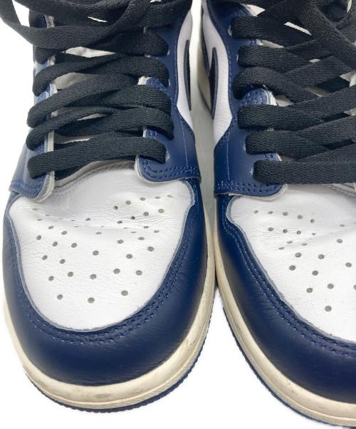NIKE（ナイキ）NIKE (ナイキ) Air Jordan 1 Retro High OG ネイビー サイズ:26cmの古着・服飾アイテム