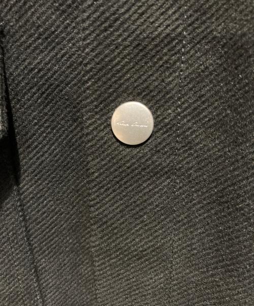 RICK OWENS（リックオウエンス）RICK OWENS (リックオウエンス) OUTER SHIRT ブラック サイズ:50の古着・服飾アイテム