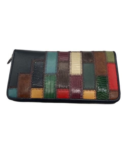 JAM HOME MADE（ジャムホームメイド）JAM HOME MADE (ジャムホームメイド) GLAM (グラム) GAUDY ZIP WALLET ブラックの古着・服飾アイテム