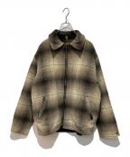 WOOLRICHウールリッチ）の古着「90’sジップアップジャケット」｜ベージュ
