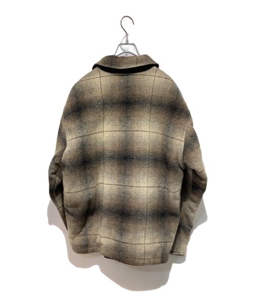 WOOLRICH（ウールリッチ）WOOLRICH (ウールリッチ) 90’sジップアップジャケット ベージュ サイズ:Mの古着・服飾アイテム