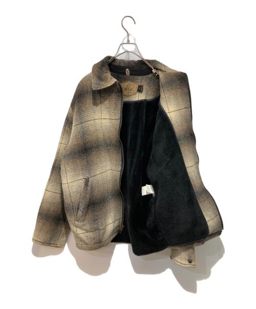 WOOLRICH（ウールリッチ）WOOLRICH (ウールリッチ) 90’sジップアップジャケット ベージュ サイズ:Mの古着・服飾アイテム