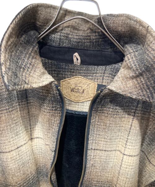 WOOLRICH（ウールリッチ）WOOLRICH (ウールリッチ) 90’sジップアップジャケット ベージュ サイズ:Mの古着・服飾アイテム