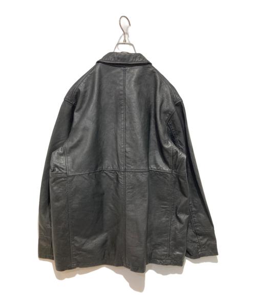 JOURNAL STANDARD（ジャーナルスタンダード）JOURNAL STANDARD (ジャーナルスタンダード) ゴートレザー ウォッシュド カーコート ブラック サイズ:Mの古着・服飾アイテム