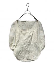 STELLA McCARTNEY（ステラマッカートニー）の古着「Fiona Puff-sleeve Blouse」｜ホワイト