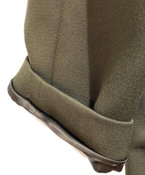 STELLA McCARTNEY（ステラマッカートニー）STELLA McCARTNEY (ステラマッカートニー) パワーショルダーステンカラーコート カーキ サイズ:40の古着・服飾アイテム