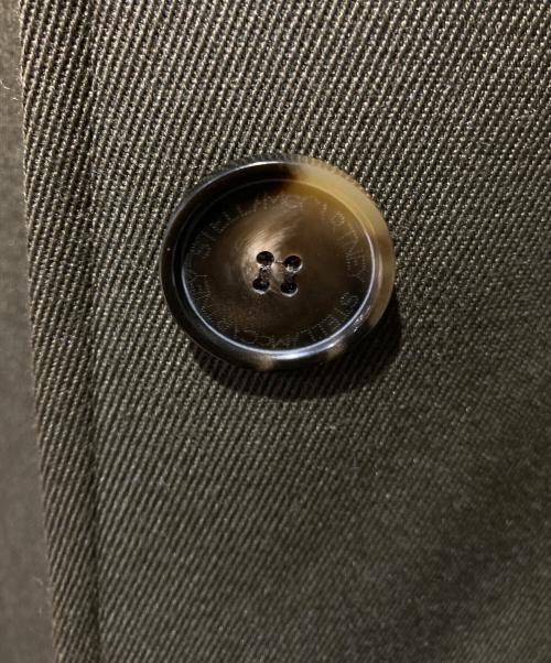 STELLA McCARTNEY（ステラマッカートニー）STELLA McCARTNEY (ステラマッカートニー) パワーショルダーステンカラーコート カーキ サイズ:40の古着・服飾アイテム
