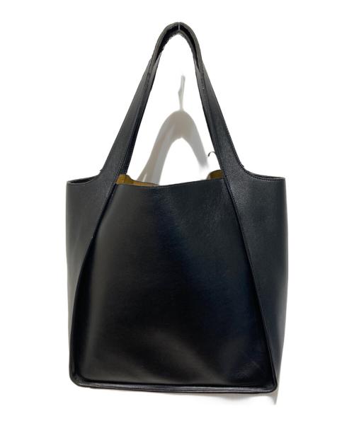 STELLA McCARTNEY（ステラマッカートニー）STELLA McCARTNEY (ステラマッカートニー) スクエアトートバッグ ブラックの古着・服飾アイテム