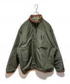 NIKE ACGナイキエーシージー）の古着「00’s ハーフジップ中綿ジャケット」｜オリーブ×オレンジ
