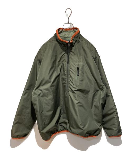 NIKE ACG（ナイキエーシージー）NIKE ACG (ナイキエーシージー) 00’s ハーフジップ中綿ジャケット オリーブ×オレンジ サイズ:XXLの古着・服飾アイテム