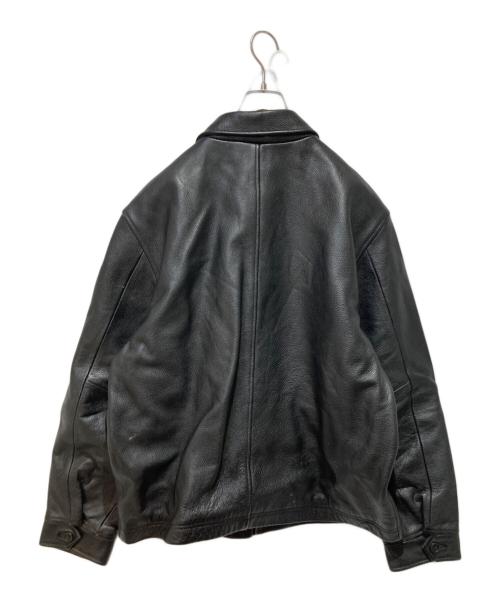 STRUCTURE（ストラクチャー）STRUCTURE (ストラクチャー) シボレザージャケット ブラック サイズ:Ｌの古着・服飾アイテム