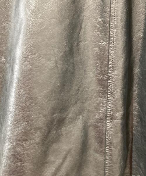 STRUCTURE（ストラクチャー）STRUCTURE (ストラクチャー) レザーカーコート ブラック サイズ:Lの古着・服飾アイテム