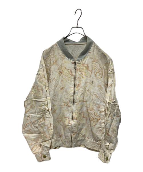 Yves Saint Laurent（イヴサンローラン）Yves Saint Laurent (イヴサンローラン) ブルゾン ベージュ サイズ:100の古着・服飾アイテム