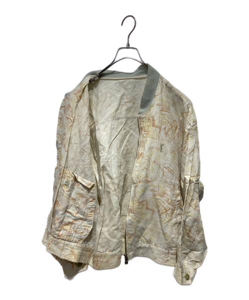 Yves Saint Laurent（イヴサンローラン）Yves Saint Laurent (イヴサンローラン) ブルゾン ベージュ サイズ:100の古着・服飾アイテム