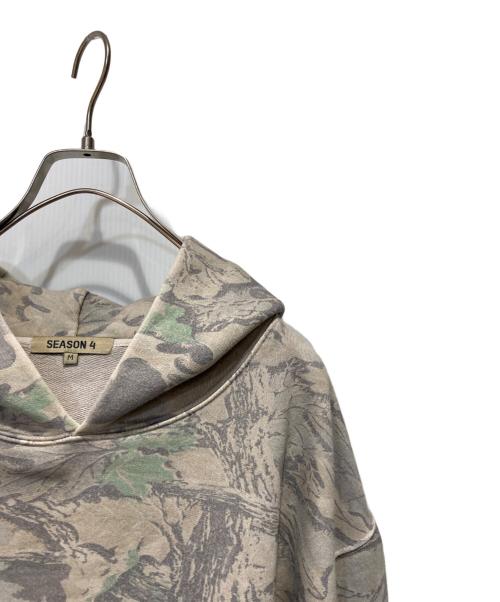 YEEZY SEASON4（イージーシーズン4）YEEZY SEASON4 (イージーシーズン4) プルオーバーパーカー ブラウン サイズ:Mの古着・服飾アイテム