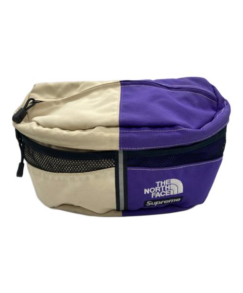 SUPREME（シュプリーム）SUPREME (シュプリーム) THE NORTH FACE (ザ ノース フェイス) Split Waist Bag ベージュ×パープルの古着・服飾アイテム