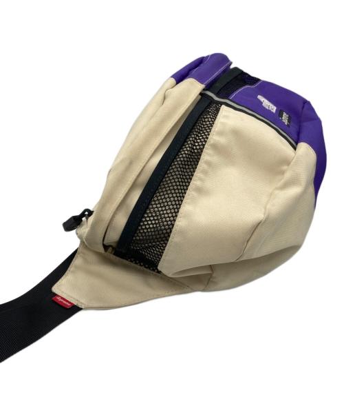 SUPREME（シュプリーム）SUPREME (シュプリーム) THE NORTH FACE (ザ ノース フェイス) Split Waist Bag ベージュ×パープルの古着・服飾アイテム