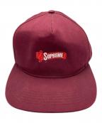 SUPREMEシュプリーム）の古着「Seccharin 5-Panel Cap」｜ボルドー