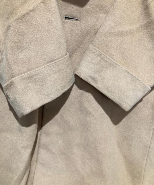Mark Powell（マーク・ポウエル）Mark Powell (マーク・ポウエル) カシミヤ混ロングコート ベージュ サイズ:36の古着・服飾アイテム