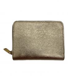 CELINE（セリーヌ）の古着「コンパクトウォレット」｜ゴールド