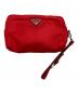 PRADA（プラダ）の古着「ナイロンミニポーチ」｜レッド