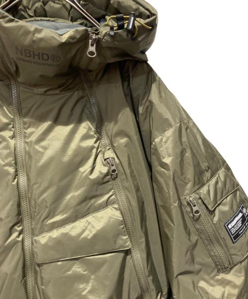 NANGA（ナンガ）NANGA (ナンガ) NEIGHBORHOOD (ネイバーフッド) DOWN JACKET グリーン サイズ:Lの古着・服飾アイテム