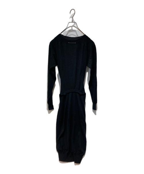 MM6 Maison Margiela（エムエムシックスメゾンマルジェラ）MM6 Maison Margiela (エムエムシックスメゾンマルジェラ) ニットワンピース ブラック サイズ:XSの古着・服飾アイテム