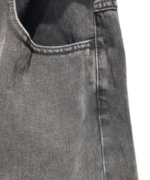 Maison Margiela（メゾンマルジェラ）Maison Margiela (メゾンマルジェラ) ベルト付きスリットジーンズ ブラック サイズ:40の古着・服飾アイテム