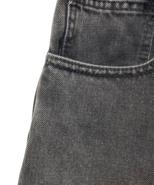 Maison Margiela（メゾンマルジェラ）Maison Margiela (メゾンマルジェラ) ベルト付きスリットジーンズ ブラック サイズ:40の古着・服飾アイテム