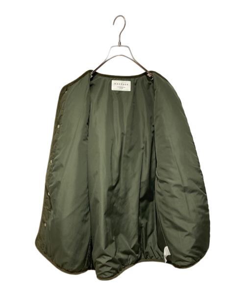 MACPHEE（マカフィー）MACPHEE (マカフィー) キルティング クルーネックジャケット オリーブ サイズ:36の古着・服飾アイテム