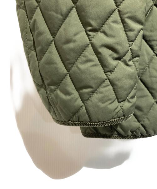 MACPHEE（マカフィー）MACPHEE (マカフィー) キルティング クルーネックジャケット オリーブ サイズ:36の古着・服飾アイテム