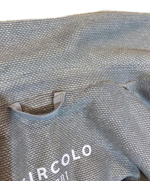 CIRCOLO 1901（チルコロ1901）CIRCOLO 1901 (チルコロ1901) リネン2Bジャケット グレー サイズ:50の古着・服飾アイテム