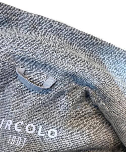 CIRCOLO 1901（チルコロ1901）CIRCOLO 1901 (チルコロ1901) リネン2Bジャケット グレー サイズ:50の古着・服飾アイテム