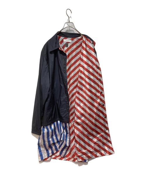 FACETASM（ファセッタズム）FACETASM (ファセッタズム) 3D LAYER LONG COACH JACKET ネイビー サイズ:４の古着・服飾アイテム