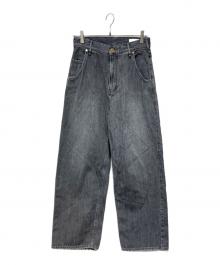 upper hights×UNITED ARROWS（アッパーハイツ×ユナイテッドアローズ）の古着「別注デニムパンツ」｜グレー