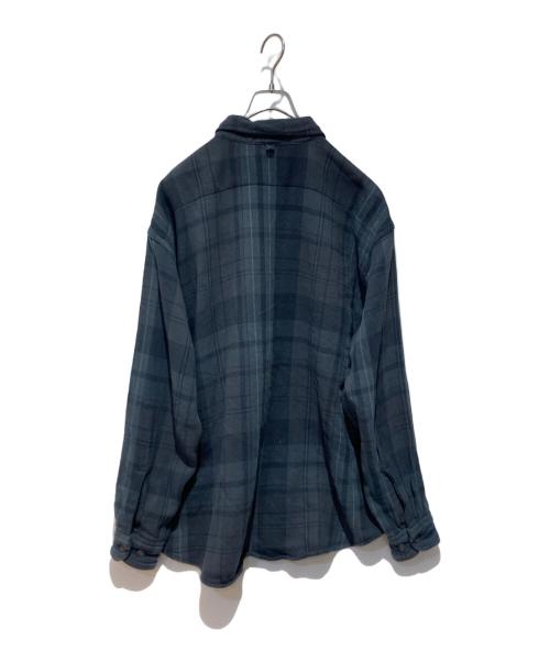 THE NORTHFACE PURPLELABEL（ザ・ノースフェイス パープルレーベル）THE NORTHFACE PURPLELABEL (ザ・ノースフェイス パープルレーベル) Flannel Plaid Field Shirt グレー サイズ:Mの古着・服飾アイテム
