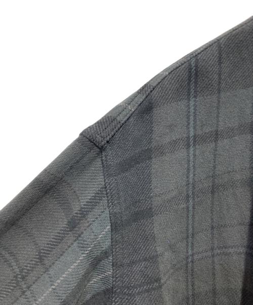 THE NORTHFACE PURPLELABEL（ザ・ノースフェイス パープルレーベル）THE NORTHFACE PURPLELABEL (ザ・ノースフェイス パープルレーベル) Flannel Plaid Field Shirt グレー サイズ:Mの古着・服飾アイテム