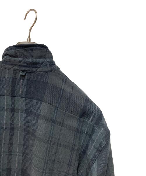 THE NORTHFACE PURPLELABEL（ザ・ノースフェイス パープルレーベル）THE NORTHFACE PURPLELABEL (ザ・ノースフェイス パープルレーベル) Flannel Plaid Field Shirt グレー サイズ:Mの古着・服飾アイテム