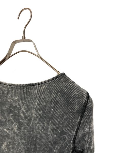 DIESEL（ディーゼル）DIESEL (ディーゼル) Dロゴカットソーワンピース グレー サイズ:Sの古着・服飾アイテム