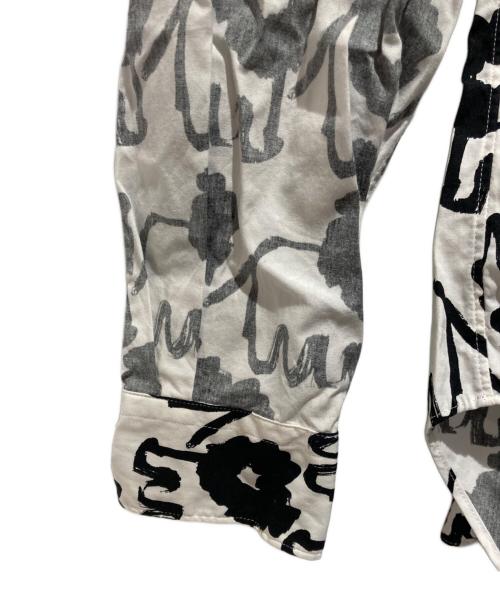 COMME des GARCONS HOMME DEUX（コムデギャルソン オム ドゥ）COMME des GARCONS HOMME DEUX (コムデギャルソン オム ドゥ) 総柄シャツ ブラック サイズ:Mの古着・服飾アイテム