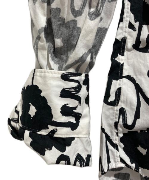 COMME des GARCONS HOMME DEUX（コムデギャルソン オム ドゥ）COMME des GARCONS HOMME DEUX (コムデギャルソン オム ドゥ) 総柄シャツ ブラック サイズ:Mの古着・服飾アイテム