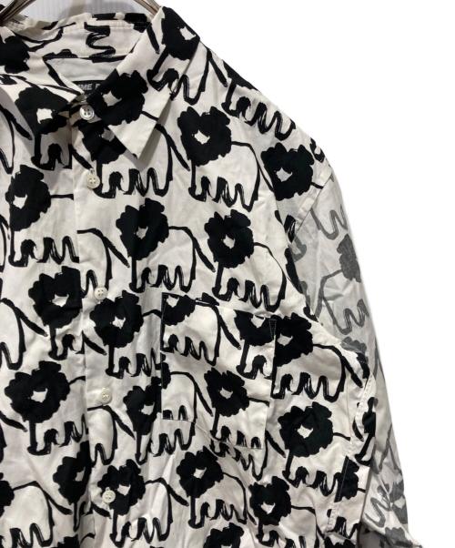 COMME des GARCONS HOMME DEUX（コムデギャルソン オム ドゥ）COMME des GARCONS HOMME DEUX (コムデギャルソン オム ドゥ) 総柄シャツ ブラック サイズ:Mの古着・服飾アイテム