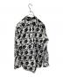 COMME des GARCONS HOMME DEUX (コムデギャルソン オム ドゥ) 総柄シャツ ブラック サイズ:M：14000円