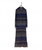 missoniミッソーニ）の古着「メッシュニットワンピース」｜ブルー×グレー
